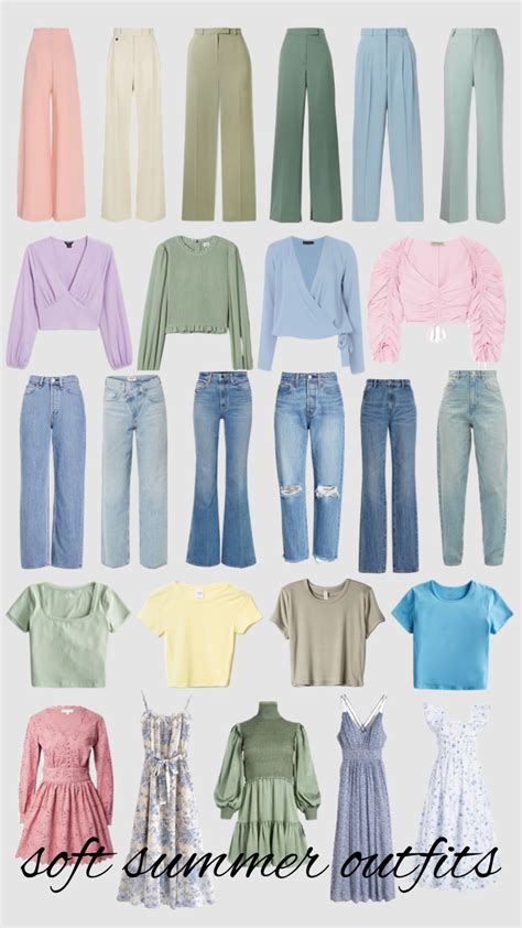 Soft summer color palette and wardrobe guide – Artofit