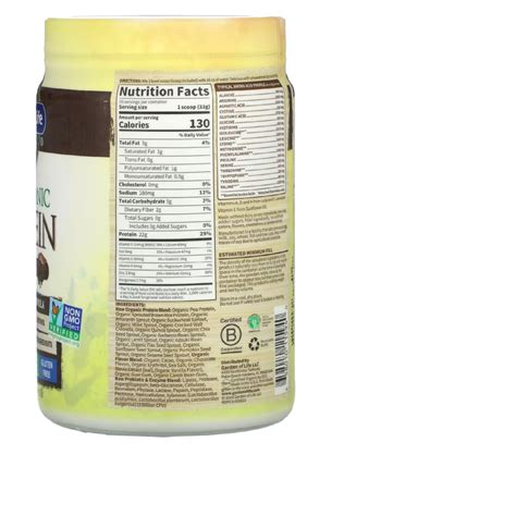 GARDEN OF LIFE RAW ORGANIC PROTEIN 660G – Chutamax