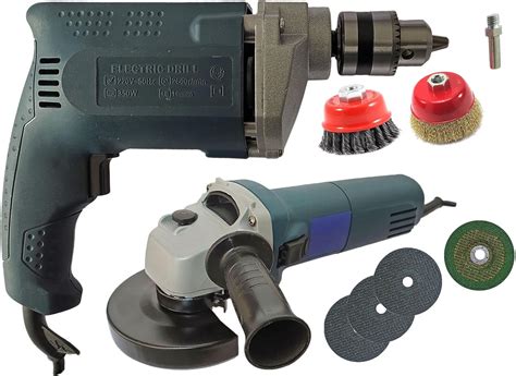 Inditrust 3 MONTHS WARRANTY New 900w Sliding Angle Grinder 10mm Drill ...