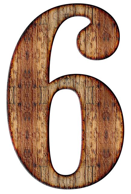 Number 6 Six · Free image on Pixabay