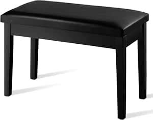 Powerpak PB-2X Piano Bench | Wooden Duet Piano Bench with Padded ...