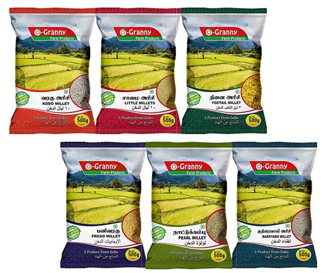 Ogranny Farm Products - Mixed Millet Combo - Natural & Organic Grains ...