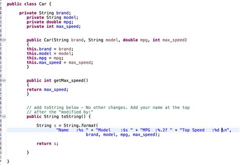 Creating a Car Class in Java 的图像结果