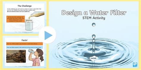 Water Filter STEM PowerPoint (teacher made) - Twinkl