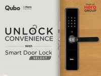 Qubo Smart Lock Select | 7-Way Unlocking | 5 Bolts| Mobile App ...