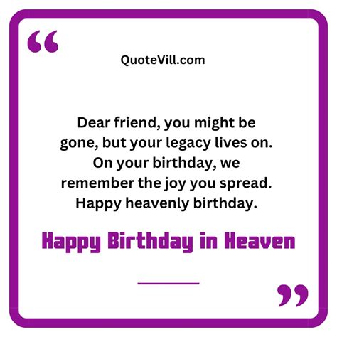 46 Heartfelt Happy Birthday in Heaven Friend Wishes