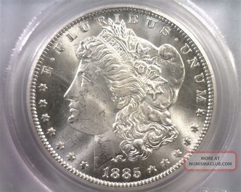 1885 - Cc Morgan Silver Dollar Pcgs Ms 64 White Coin Premium Quality