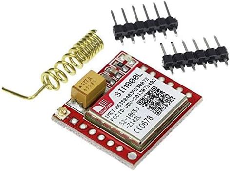 SS ROBOTICS SIM800L GPRS GSM Module with Antenna, TTL Serial Port, Quad ...
