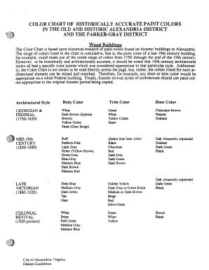 Rgb Color Chart Forms and Templates - Fillable & Printable Samples for ...