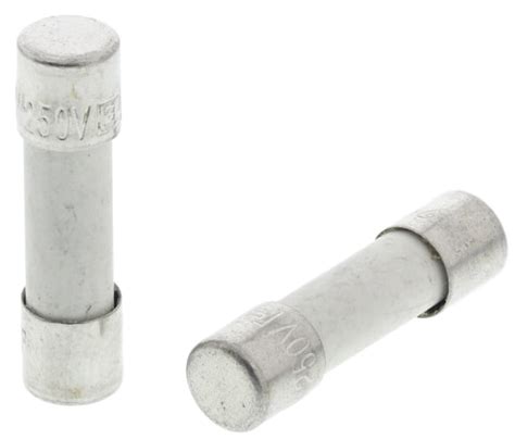 0001.1001 Schurter | Schurter 500mA F Ceramic Cartridge Fuse, 5 x 20mm ...