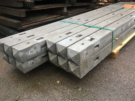 Corner Morticed Concrete Post - Linney FencingLinney Fencing