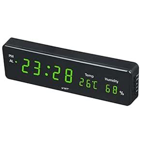 Buy VMS INDIA Led Digital Alarm Clock Temperature Humidity Display ...