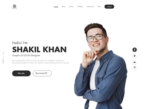 Personal Portfolio Website Design | Search by Muzli