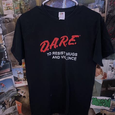 Super dope y2k dare T shirt - Depop