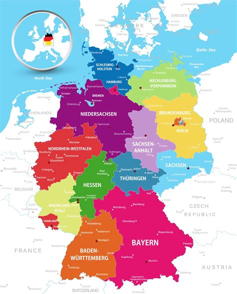 Image result for Map of Germany