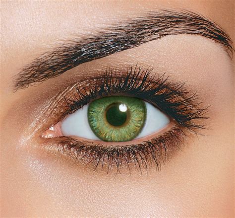 Buy Eye Shine- Yearly Green Colored Contact Lenses 0 Power Online at ...