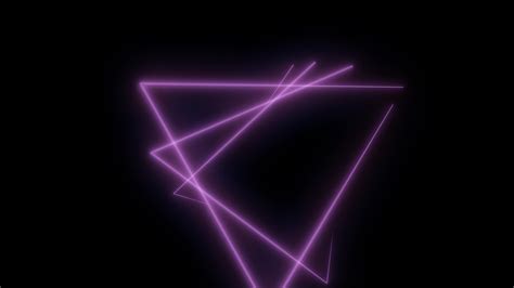 Abstract neon polygons in black space. Lasers lines moving in a circle 38529804 Stock Video at ...