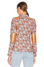 Smythe Rifle Patch One Button Blazer in Navy Liberty Floral with ...