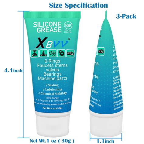 Snapklik.com : XBVV Food Grade Plumbers Lubricant Silicone Grease For ...