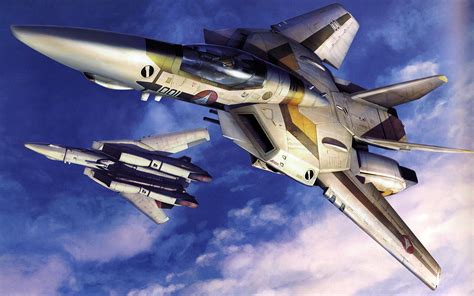 Roy Focker's Macross Jets in HD Anime Flight Showcase