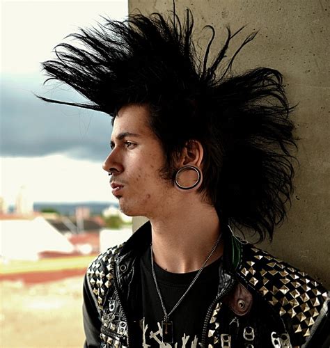 Punk Hairstyles for Men: Spikes, Mohawks, and Color