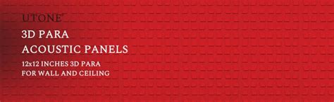 UNIDUS ACOUSTICS 3D Para Acoustic Wall Panels Set of 12, 12"x12"x1"(9mm ...