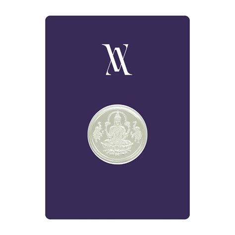 Shree Lakshmi Silver Coin | Pure 999 Silver | 1gm – Vihaan's