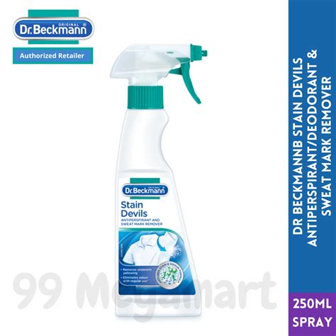 Dr Beckmann Stain Devils – Antiperspirant & Sweat Mark Remover 250ml ...