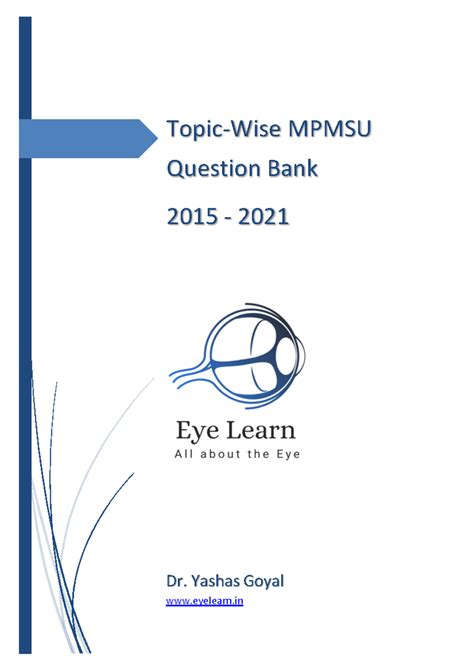 Mpmsu-Question-Bank - Topic-Wise MPMSU Question Bank 2015 - 2021 Dr ...