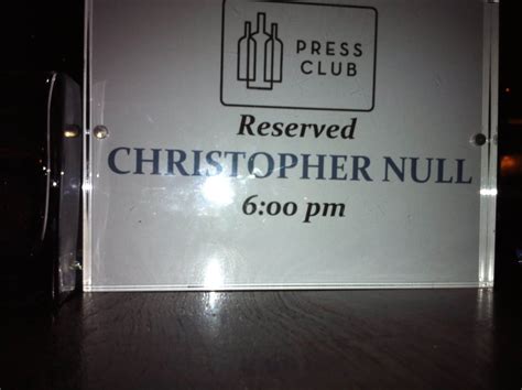 Drinking and Dining at Press Club San Francisco - Drinkhacker