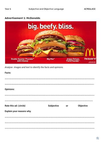 Image result for Is It Subjective or Objective Text Examples for Children