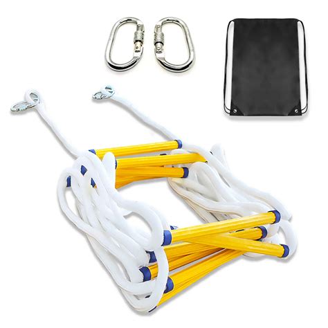 Buy Emergency Fire Escape Rope Ladder 2 Story Homes 16 Feet Flame ...