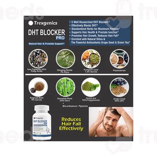 Trexgenics Dht Blocker Pro Veg Capsule 60 - Uses, Side Effects, Dosage ...