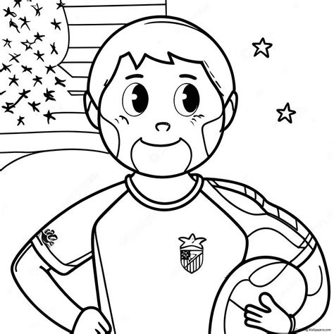 Usa Soccer Coloring Page (71044-56252)