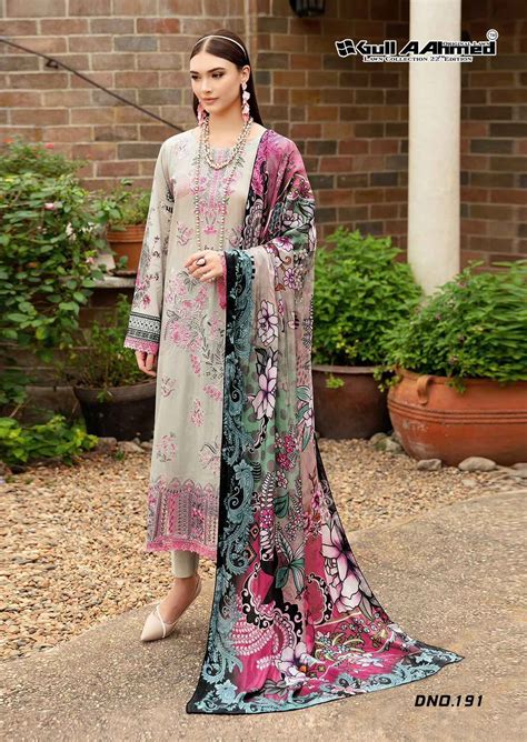 Gull A Ahmed Lawn Vol 22 Lawn Cotton Pakistani Dress Material