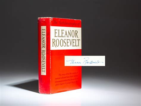 The Autobiography of Eleanor Roosevelt von Roosevelt, Eleanor: Near fine Cloth (1961) First ...