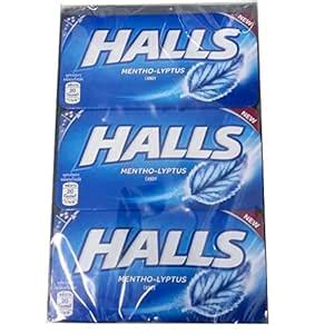 Halls Mentho Lyptus Candy, 0.79 oz / 22.4 g, 18 Pack : Amazon.in ...