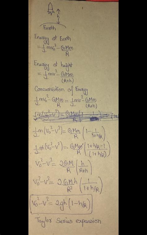 A rocket starts vertically upward with speed vo show that its speed v ...