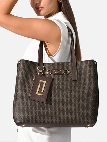 Buy Monogram Chloe 3 Compartment Large Tote Bag Choco Online – Lavie World