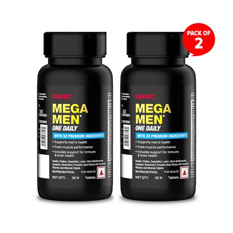 Buy GNC Mega Men One Daily Multivitamin Tablets Online | GNC® India