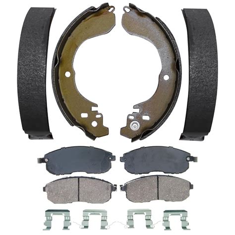 Detroit Axle - Brake Kit for 07-12 Nissan Sentra Versa, 09-14 Cube, Ceramic Brake Pads w ...