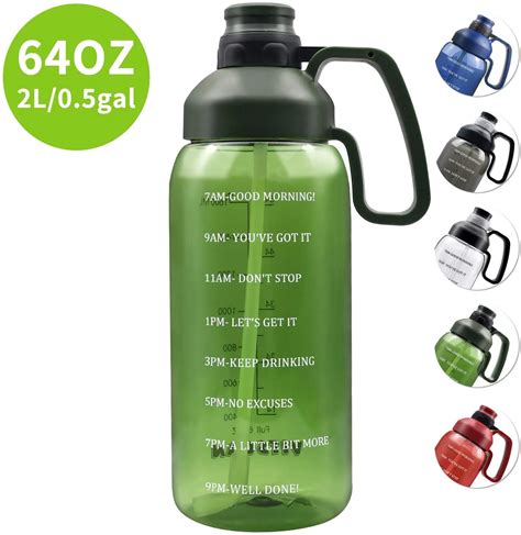 64 Oz Motivational Water Bottle - New Product Evaluations, Specials ...