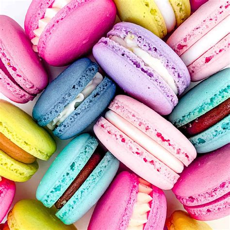 Colorful French Macaroons