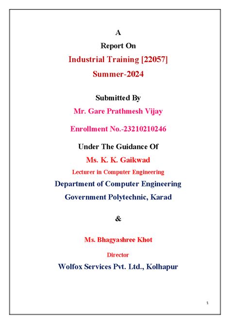 Pocket Mall - A Report On Industrial Training [22057] Summer- Submitted ...