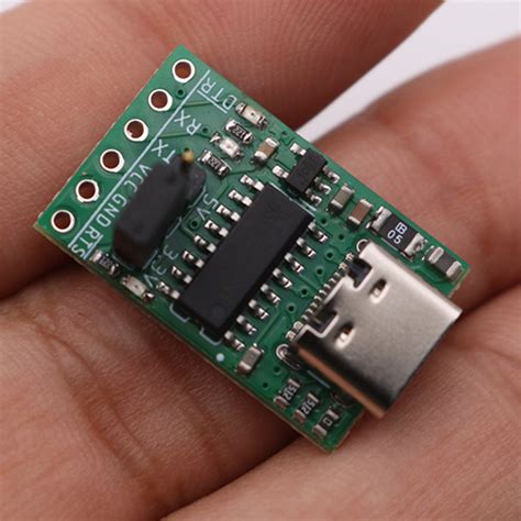 CH340C USB to TTL Serial Converter | 3.3V & 5V USB-C Module – Silicon ...