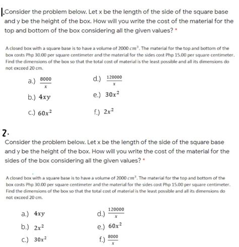 Optimization Questions Math 的图像结果