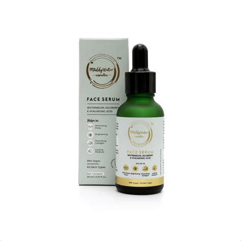 Muddy Water Face Serum, 30ml - Enriched With Watermelon, Goji berry ...