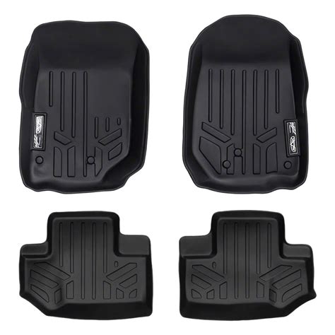 SmartLiner Jeep Wrangler Smart Coverage Custom Fit Front and Rear Floor ...