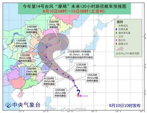 台风“摩羯”最新路径预报：周日向华东沿海靠近_凤凰资讯