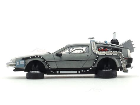 DMC DeLorean Time Machines T2 1:64 MJ Model x LMLF diecast scale model ...
